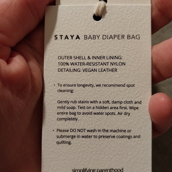 STAYA Large Black Diaper Backpack - Picture 9 of 9